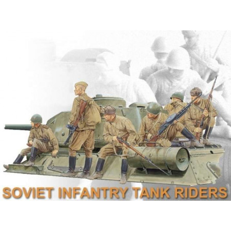 SOVIET INFANTRY TANK RIDERS...